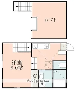 POSH YOKOTE【2階】の間取り