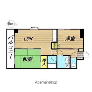 モンテ・ボヌール【6階】の間取り