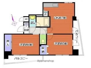 メルベイユ弘明寺【503号室】の間取り