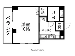 シティスペース【203号室】の間取り