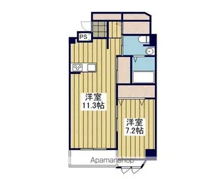ジュエル15【405号室】の間取り