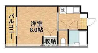 サンテラス初生【3階】の間取り