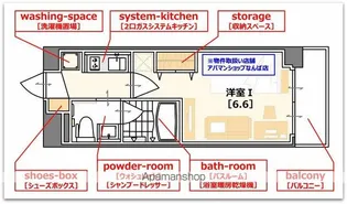 アーデンタワー本町イースト(ARDENTOWER)【5階】の間取り