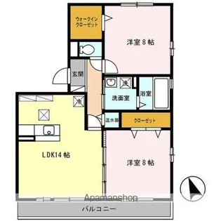 りあんコート【1階】の間取り