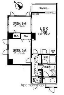 グランドメゾン三軒茶屋【11階】の間取り