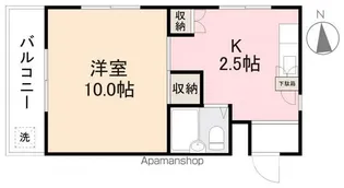 グランデ瀬戸【306号室】の間取り