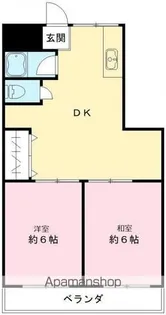 宮前ハイム【1FD号室号室】の間取り