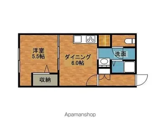 スワンコート【307号室】の間取り