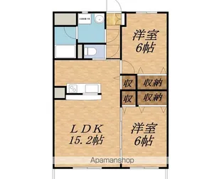 マハロマツイ【1C号室】の間取り