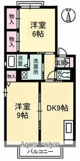 レーベン板野 B棟【1階】の間取り