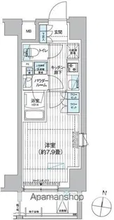 プレミアムフラットひばりヶ丘駅前【7階】の間取り