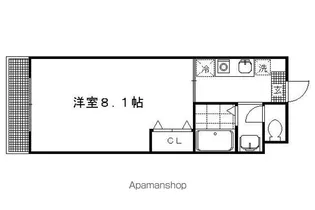 NUテラス京大前【305号室】の間取り