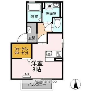 フリージア【2階】の間取り