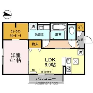 SKY TERRACE Ⅱ【1階】の間取り