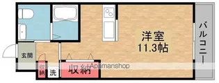 シャンテー御殿山2番館【3階】の間取り
