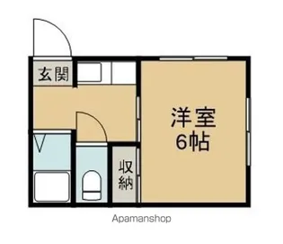 クリスタル夏月【105号室】の間取り