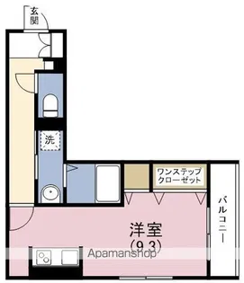 エストドミール野田【1階】の間取り