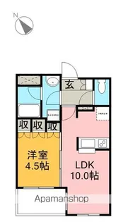 ハイツカネヒ【505号室】の間取り