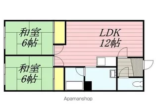 丸栄マンション【2階】の間取り
