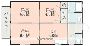 ガーデンヒルズ野口A棟【202号室】の間取り