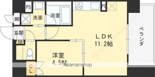 ルピナスⅠ【3階】の間取り