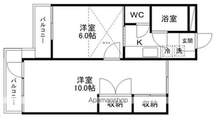 BLOOM 01【401号室】の間取り