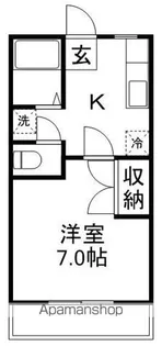 北条ライブタウンB【1階】の間取り