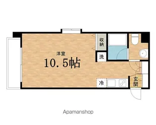 ライラック【404号室号室】の間取り