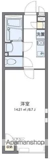クレイノアムールⅢ【201号室】の間取り
