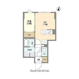 ウェルスクエア駒場東大前【3階】の間取り