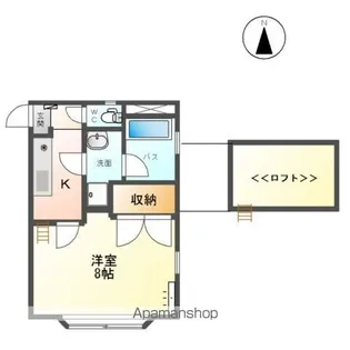 ファインシティーかすみ町【201号室】の間取り