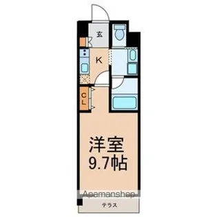 サプール津田沼【1階】の間取り