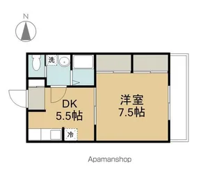 フォレストBB【301号室】の間取り