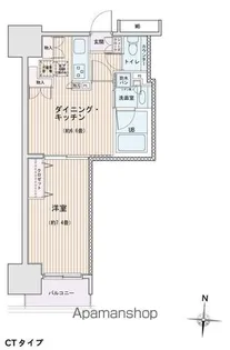 エスティメゾン錦糸町Ⅱ【12階】の間取り