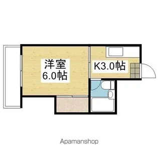 第2井上ハイツ【2階】の間取り