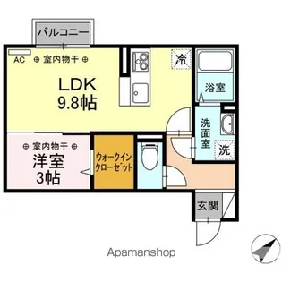 T.ハイツ豊田町【2階】の間取り