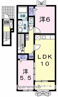 モデリアS【2階】の間取り