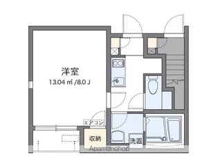 レオネクストポセイドンⅡ【101号室】の間取り