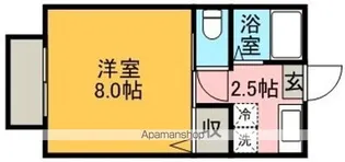 青木ヒルズΑ−2【107号室】の間取り