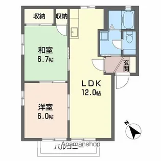 フォーレス下松【2階】の間取り