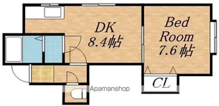 ルーベンス平岸【103号室】の間取り