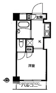 プラザ飯田橋【4階】の間取り