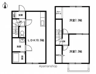 Aperire【1階】の間取り