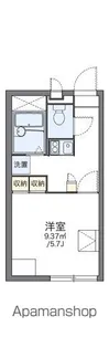 レオパレスリベルタ【208号室】の間取り