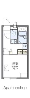 レオパレスB F プログレ【203号室】の間取り