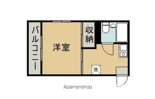 ハイツ香川【105号室】の間取り