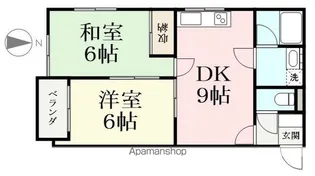 リッチモンド大宮【101号室】の間取り