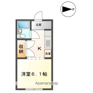レストハウス浅畑【202号室】の間取り