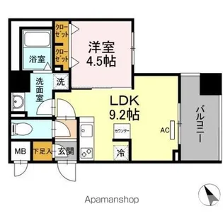 シトラスガーデン【4階】の間取り