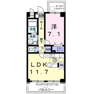 サン・アルバーダ【3階】の間取り